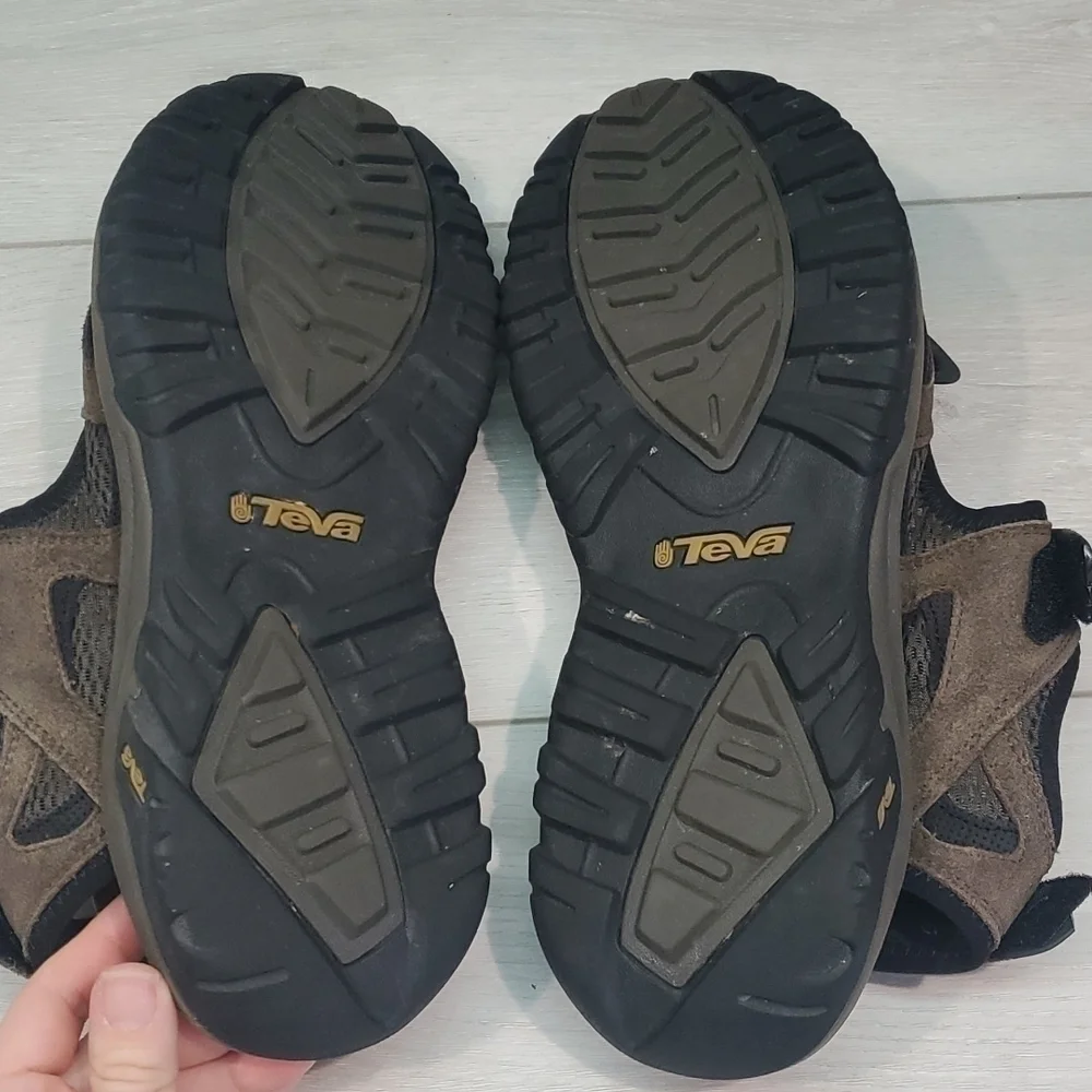Teva Mens Katavi Walnut 4144 Outdoor Hiking Comfort Sandals shoes sz 12